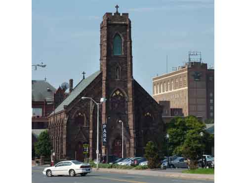 Outdoor installation and no use of harmful refrigerants for a church in Hartford CT