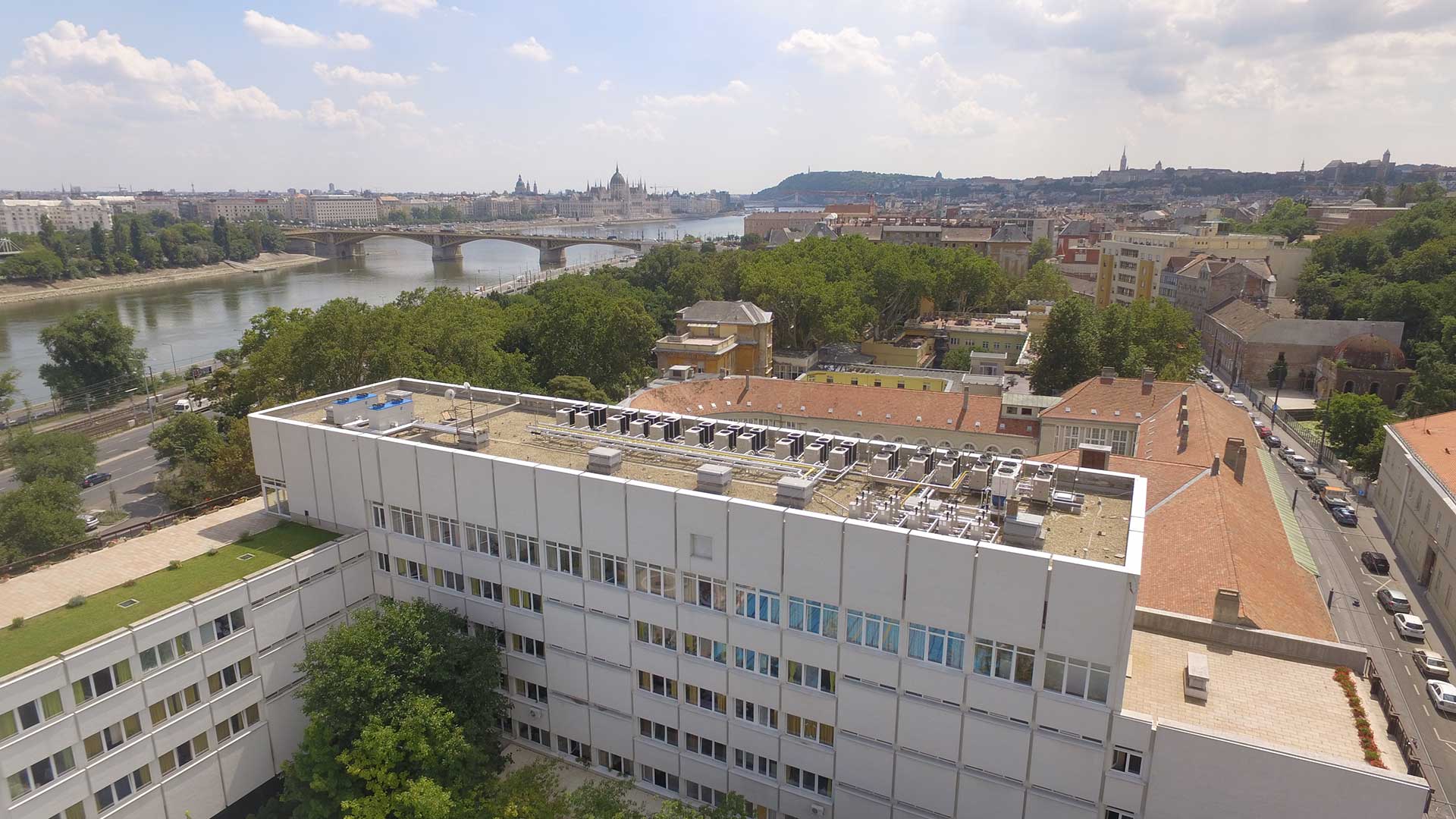 Pompe di calore ad assorbimento di gas per uno dei più grandi ospedali in Ungheria