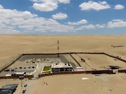 Data center pre-cooling and office air conditioning in the Peruvian desert