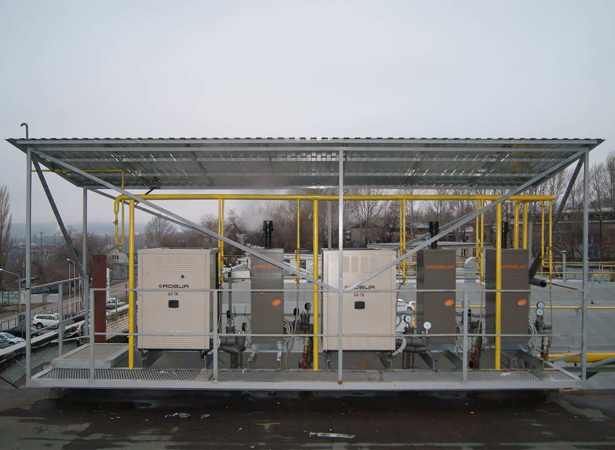Gas air-conditioning of a commercial space: up to 86% reduction in electricity requirements