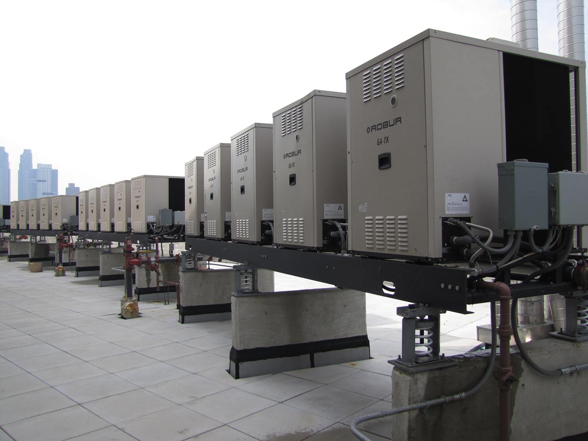 Gas air conditioning for international offices