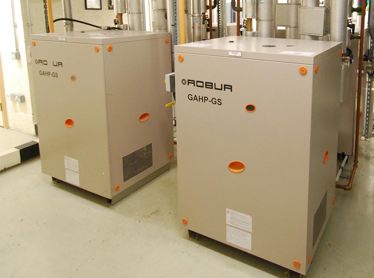 Geothermal heat pumps for the University that cares about the environment