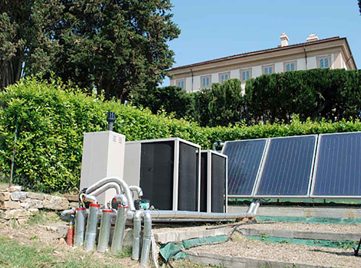 Integrazione pompe di calore a GPL e pannelli solari per il riscaldamento